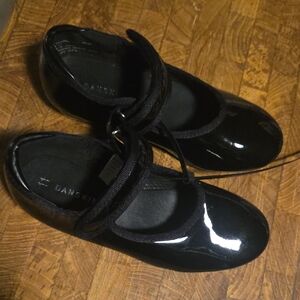 Danskin Glossy Black Kids Dress Shoes